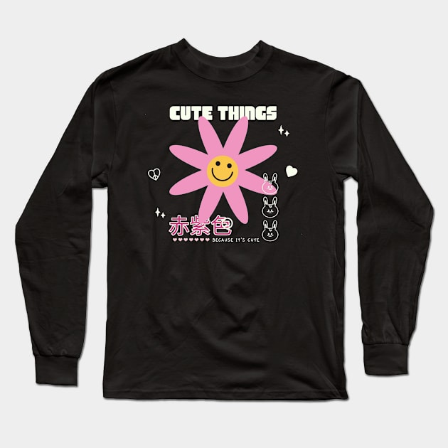 Cute Things Long Sleeve T-Shirt by Migzy